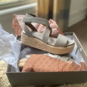 NIB Franco Sarto espadrille platform sandal